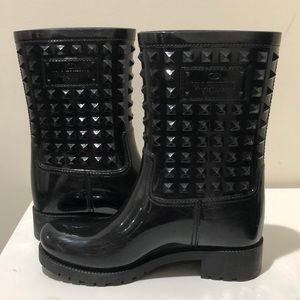 Valentino rockstud rain boot size 7 (37)